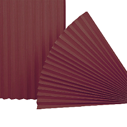 Веер-гармошка 180г/м 80 см, бордовый